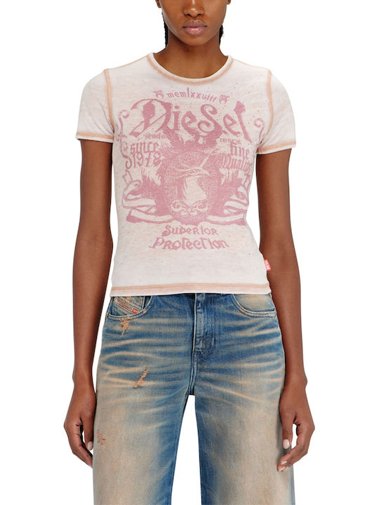 Diesel Tricou Roz