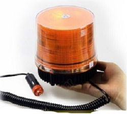 Φάρος Αυτοκινήτου LED 12 / 24V 10cm με Πορτοκαλί Φωτισμό