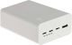 Green Cell PowerPlay 30000mAh 30W με Θύρα USB-A και 3 Θύρες USB-C Power Delivery / Quick Charge 3.0 Λευκό