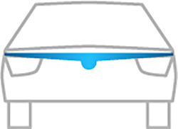 Heko Mercedes Ανεμοθραύστης Καπό για Mercedes-Benz Sprinter 1995-2000 1τμχ 02097