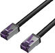 Shiverpeaks S/FTP Cat.6a (Gigabit) Network Cable Ethernet 2m Black