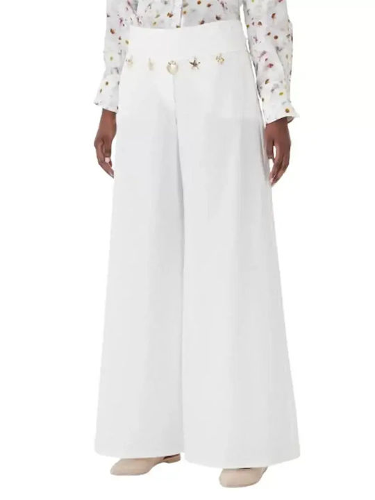 Women's Trousers in Regular Fit White