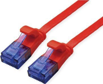 Value Flat U/UTP Cat.6a (Gigabit) Καλώδιο Δικτύου Ethernet 5m Κόκκινο