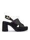 Sandale din piele negre