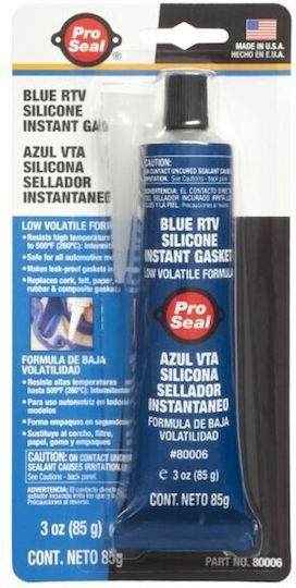 Σιλικόνη Στεγανοποίησης 85g Μπλε 62°c Έως 260°c Pro Seal