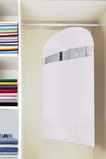 SteweHome Storage Case for Blanket/Duvet / Suit / Coat / Shoes / Knitwear / Shirt / Clothes / Dresses in White Colour 8 pcs