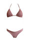 Set Bikini Τριγωνάκι & Brazil Ροζ
