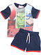 Kids Set with Shorts Summer 2 Pieces Navy Blue