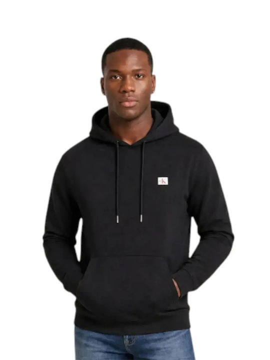 Calvin Klein Φούτερ με Κουκούλα Μαύρο