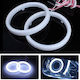 LED Illuminated Car Angel Eyes Ring 12-24V – LED Car Angel Eyes White Yellow Red Blue