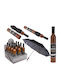 ArteLibre Compact Brown Rain Umbrella