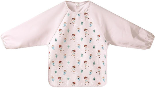 Tutete The Wooden Boy Salopetă Impermeabilă Material Textil cu Buton și Mâneci Bej pentru 6 Luni+