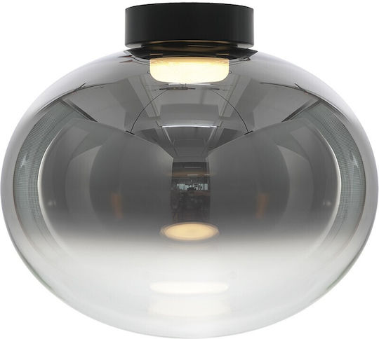 VK Lighting Plafonieră de Tavan 40cm Neagră cu LED Integrat