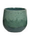 Kaemingk Ceramic Green Plant Pot 10x7.8x7cm