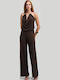 Women's One-piece Jumpsuit Brown