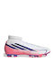adidas F50 Hyperfast Club Mid FG Football Shoes with White Cleats