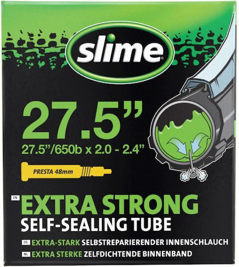 Slime Bicycle Inner Tube Self-sealing 27.5" 650b X 1.5-2.3" Presta Pv 48mm 30023