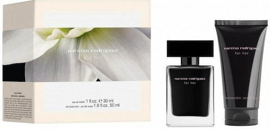 Narciso Rodriguez For Her Women's Fragrance Set with Body Lotion