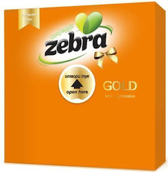 Zebra Χαρτοπετσετα Πολυτελειας 35τεμ 33x33cm Πορτοκαλι 69393 Zebra Χαρτοπετσετα Πολυτελειας 35τεμ 33x33cm Πορτοκαλι 69393