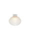VK Lighting Ceiling Flush Mount Light 30cm White with Integrated LED