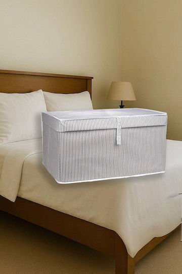 SteweHome Aufbewahrungsbox für Decke/Bettdecke / Kleidung in Grau Farbe 60x40x30cm