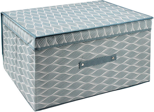 Keskor Clothes Storage Box in White Colour 50x40x30cm