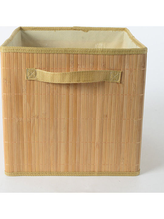 SteweHome Καλάθι Αποθήκευσης Bamboo Πολύχρωμο 27lt