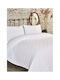 SteweHome Pique Double Blanket 200x230cm White
