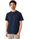 T-shirt Navy Μπλε