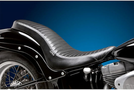 Le Pera Double Driver Passenger Motorcycle Seat Harley-Davidson Lepera Cobra 2-up Seat Pleated