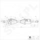 Arbore De Transmisie Față Dreapta BMW X5 31607505004