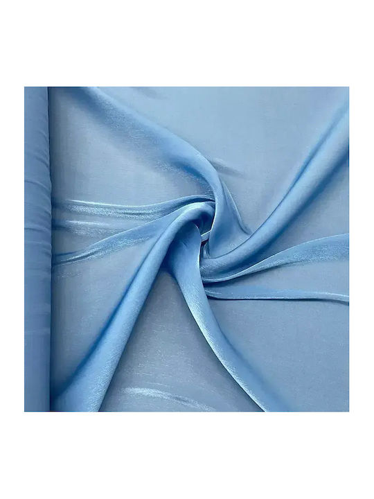 Decoration Fabric Satin by Meter Width 145cm Blue