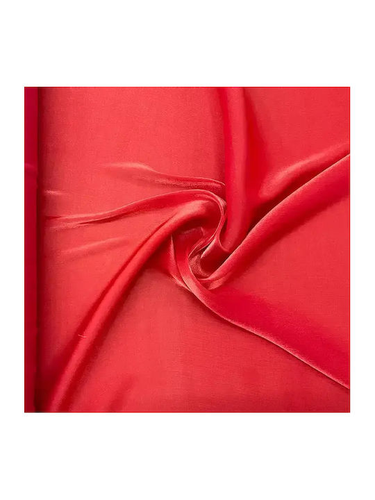 Decoration Fabric Satin by Meter Width 145cm Red