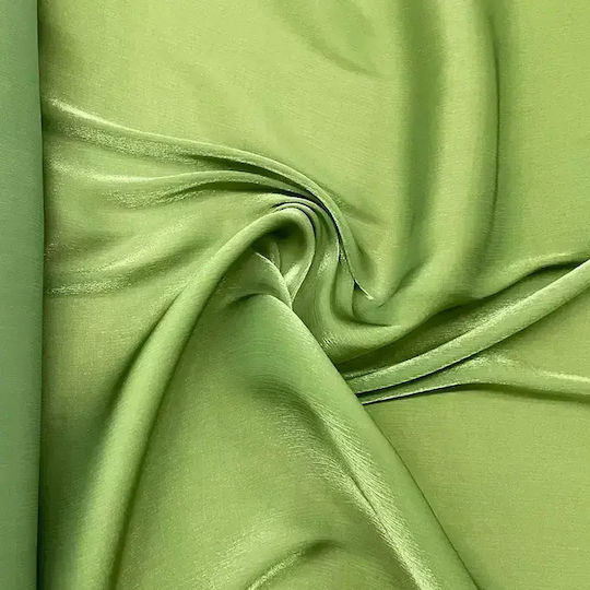 Decoration Fabric Satin by Meter Width 145cm Green
