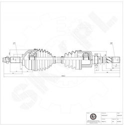 Ημιαξόνιο Nissan Primastar Opel Vivaro A Renault Trafic Ii Εμπρός Δεξιά 4406174 Ημιαξόνιο Nissan Primastar Opel Vivaro A Renault Trafic Ii Εμπρός Δεξιά 4406174