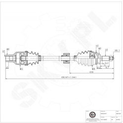 Ημιαξόνιο Suzuki Ignis Ii Εμπρός Δεξιά 4410186g00
