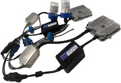 Set Xenon de Iluminare Auto H1 35W 12V 5500K Alb Rece