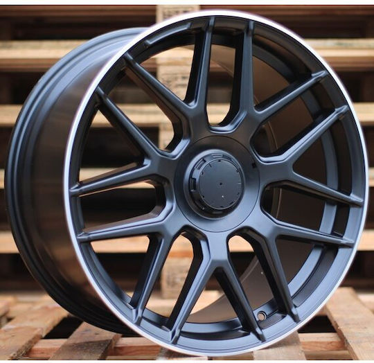 Mercedes-Benz Aluminum Car Wheels ET44 Matt Black
