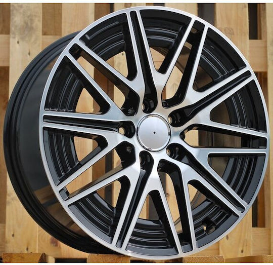 Mercedes-Benz Ζάντες Αλουμινίου Αυτοκινήτου ET49 Black Face Machined