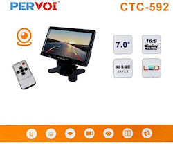 Auto-Monitor 7 Zoll Led Fernbedienung Pervoi Ctc-592 Ez1533