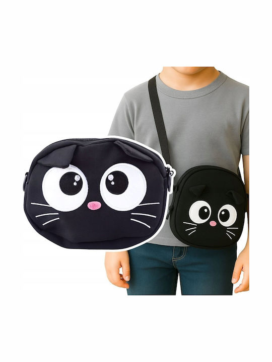 Lean Toys Детска Чанта През Рамо Черна 21x16см