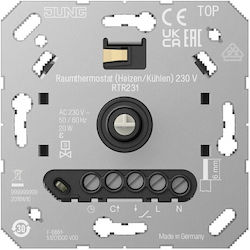 Jung Rtr231 Θερμοστάτης Δωματίου Θέρμανση Ψύξη 230 V