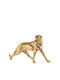 Polyester Golden Leopard 27.5x9x17.5cm