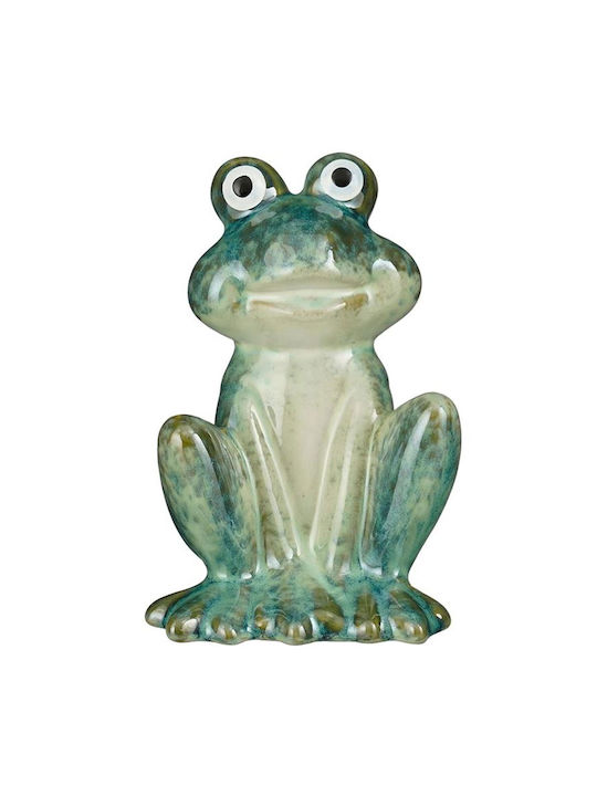 Atmosphera Dekorative Frosch aus Keramik Material 9,5x10,5x14cm