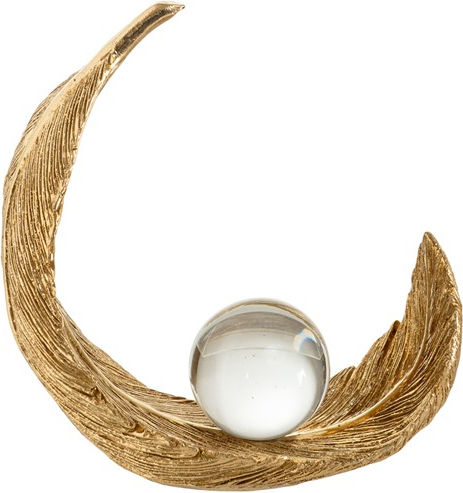 Zen Collection Διακοσμητικό Φύλλο από Πλαστικό 19.5x9.5x19.5cm