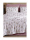 SteweHome Κουβέρτα Πικέ Μονή 160x230εκ. Λευκή
