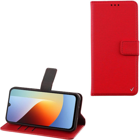Volte-tel Allure Xiaomi Redmi A7 Pro 4g 6.9in Magnet Book Stand Clip Red