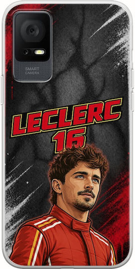 Husă Pole Position Collection Charles Leclerc TCL 408 Flexibil TPU Silicon Transparent