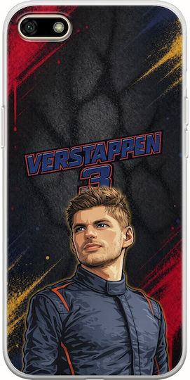 Θήκη Pole Position Collection Max Verstappen Huawei Y5 2018 Flexible Tpu Διάφανη Σιλικόνη