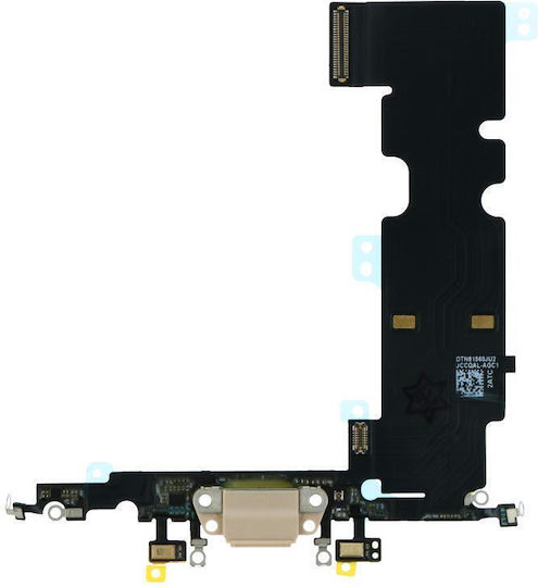 Apple Iphone 8 Plus Charging Flex Cable Connector Gold Oem